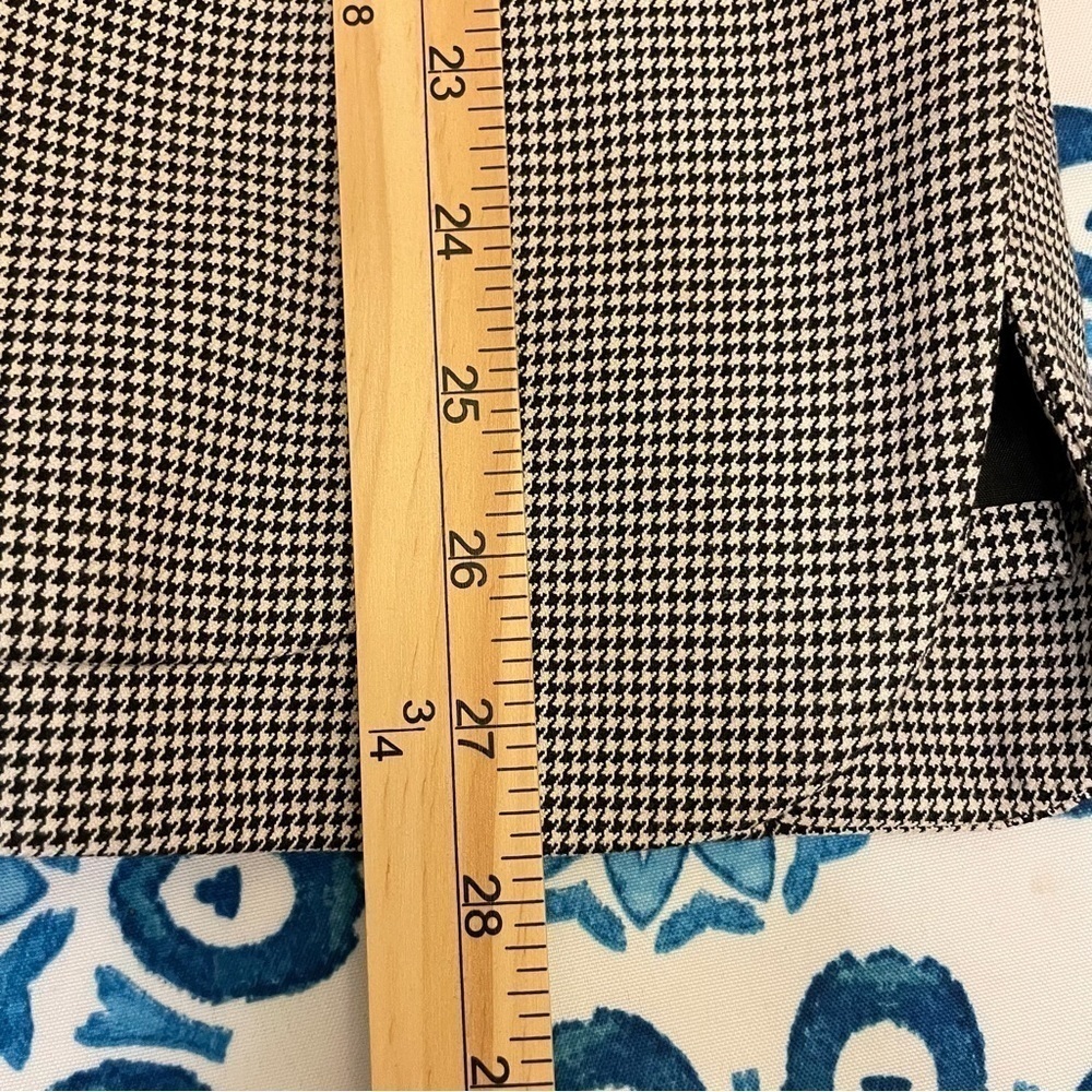 Lauren Ralph Lauren Houndstooth black and white Blazer 10 - Picture 11 of 13